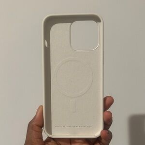 Cream MVMT iPhone 14 Pro Max Case with MagSafe
